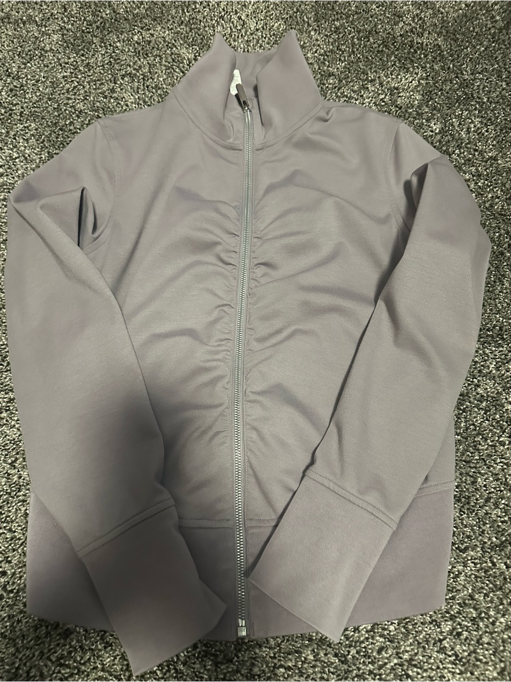 lululemon athletica muted lavender zip-up hoodie